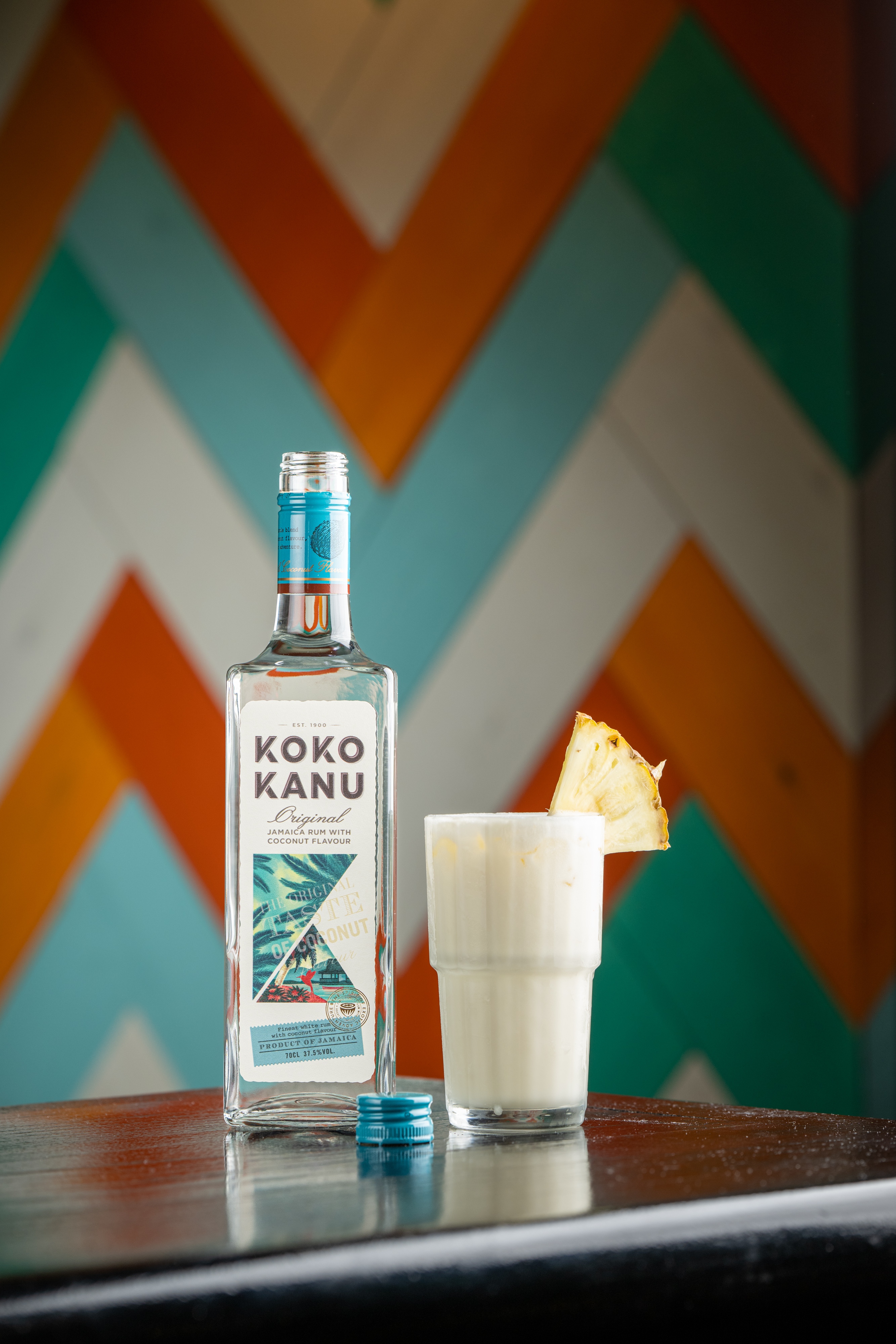 Koko Kolada cocktail with Koko Kanu coconut rum