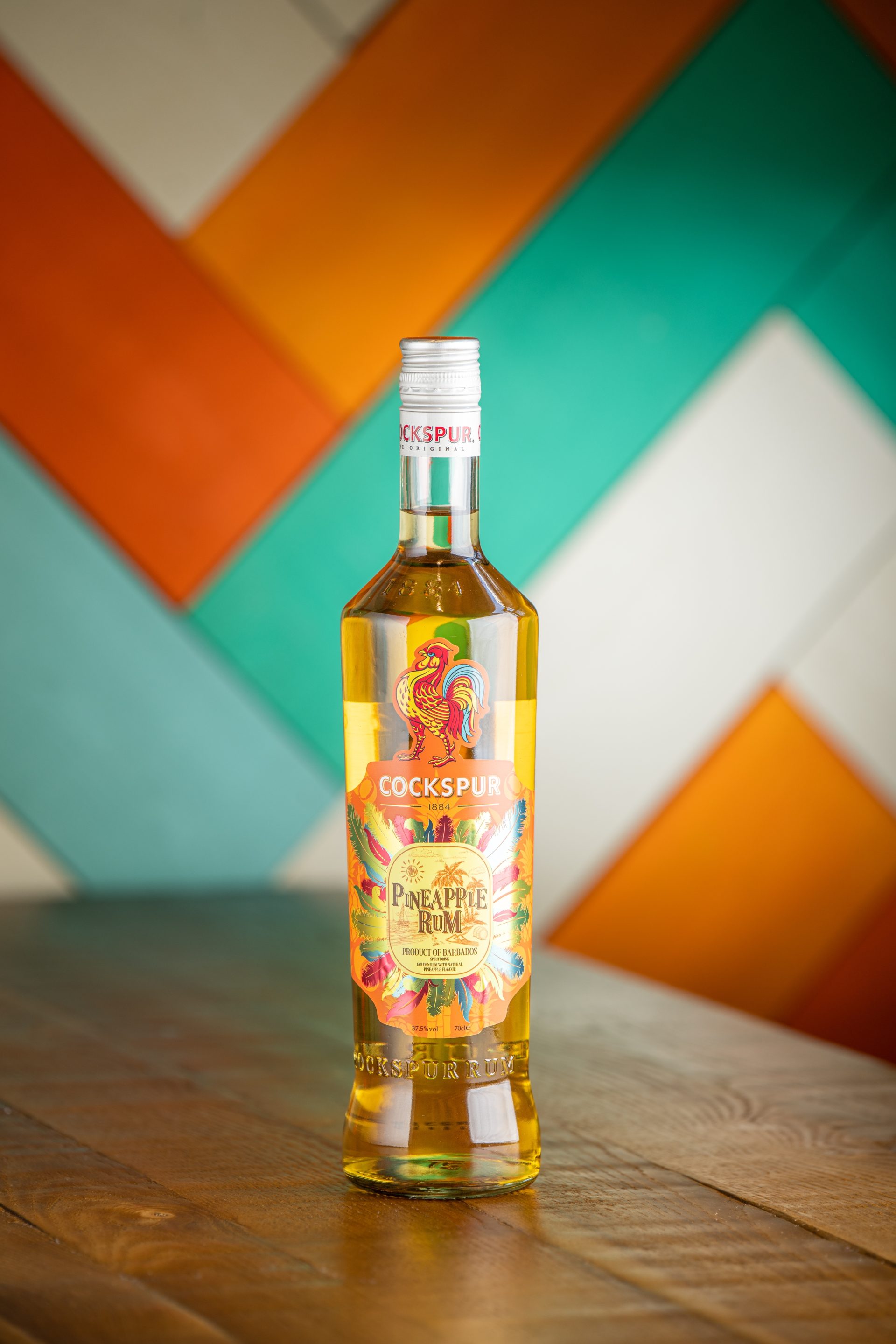 Cockspur Pineapple Rum bottle