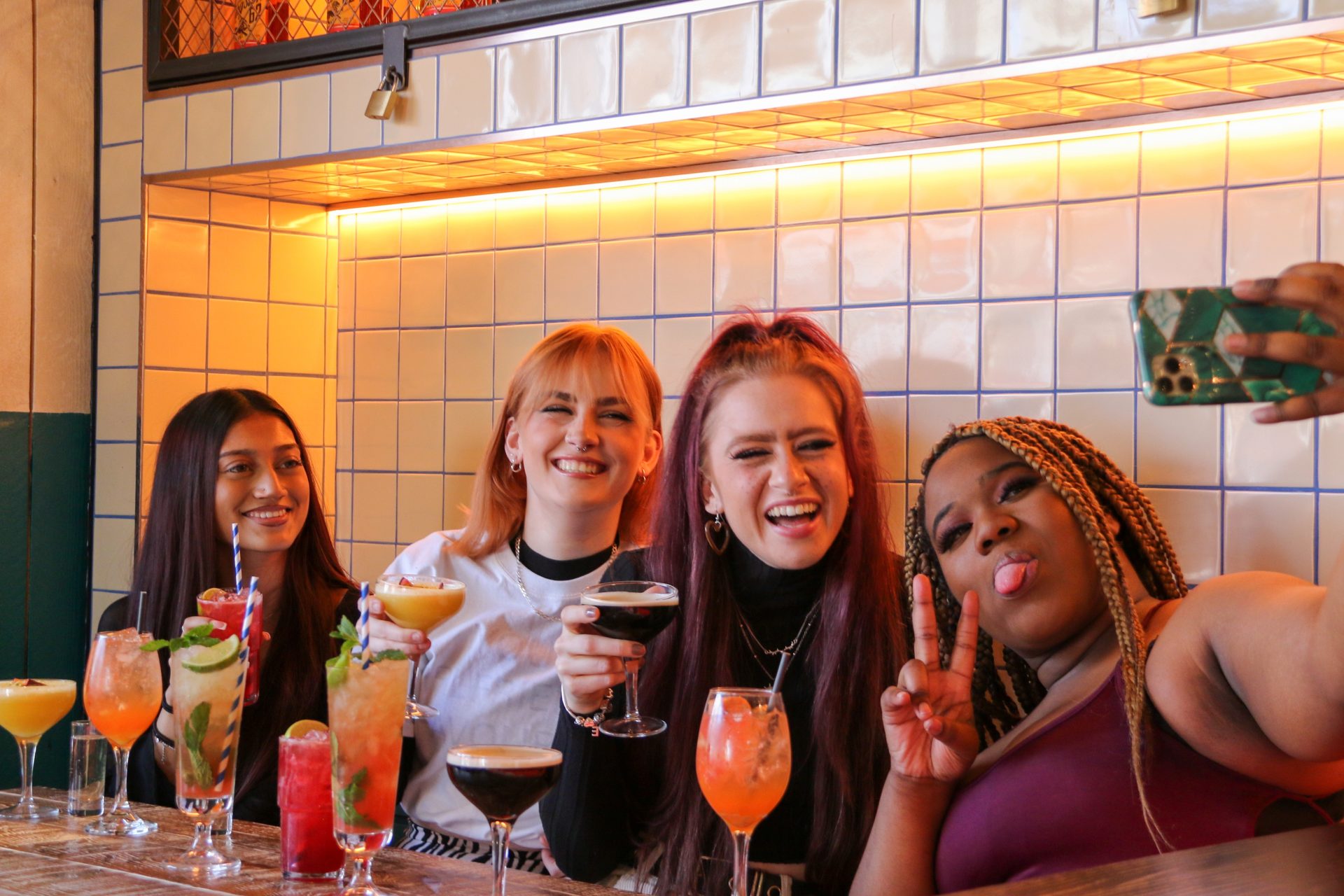 Girl Friends Selfie and Cocktails 1 Romford