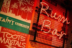 Blackpool interior rum bar neon sign