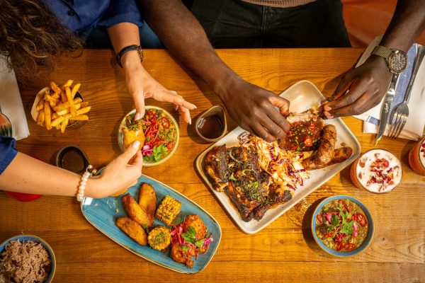 Couple Booth Sharing Platter from Above 3