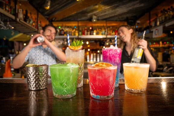 Brand new colourful cocktails